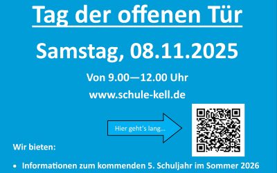 JETZT ANMELDEN! Tag der offenen Tür für Viertklässler*innen am 08.11.2025
