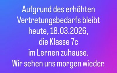7c am 18.03.2026 im Lernen Zuhause